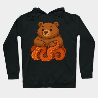 OctoBear – Adorable Bear-Octopus Hybrid Creature Hoodie